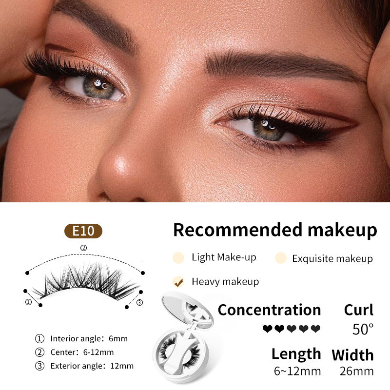 One-piece Storage Box Natural Thick Portable Glue-free Eyelash