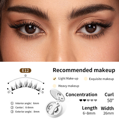 One-piece Storage Box Natural Thick Portable Glue-free Eyelash