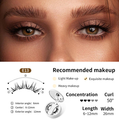 One-piece Storage Box Natural Thick Portable Glue-free Eyelash