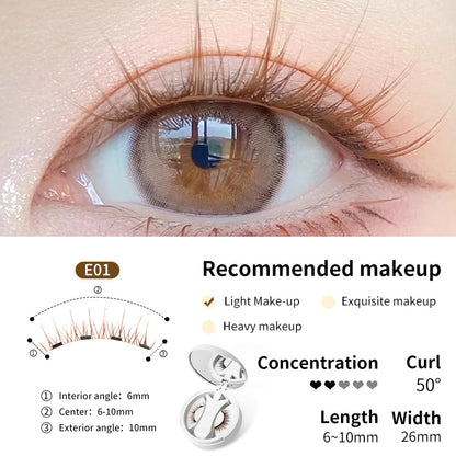 One-piece Storage Box Natural Thick Portable Glue-free Eyelash