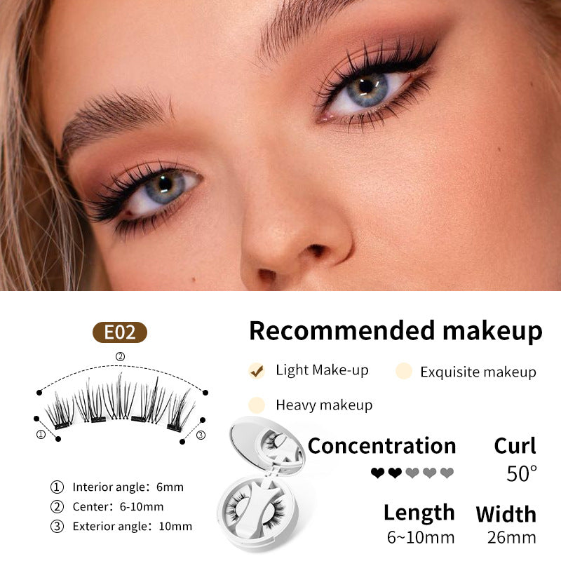 One-piece Storage Box Natural Thick Portable Glue-free Eyelash