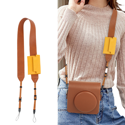 One-shoulder camera strap