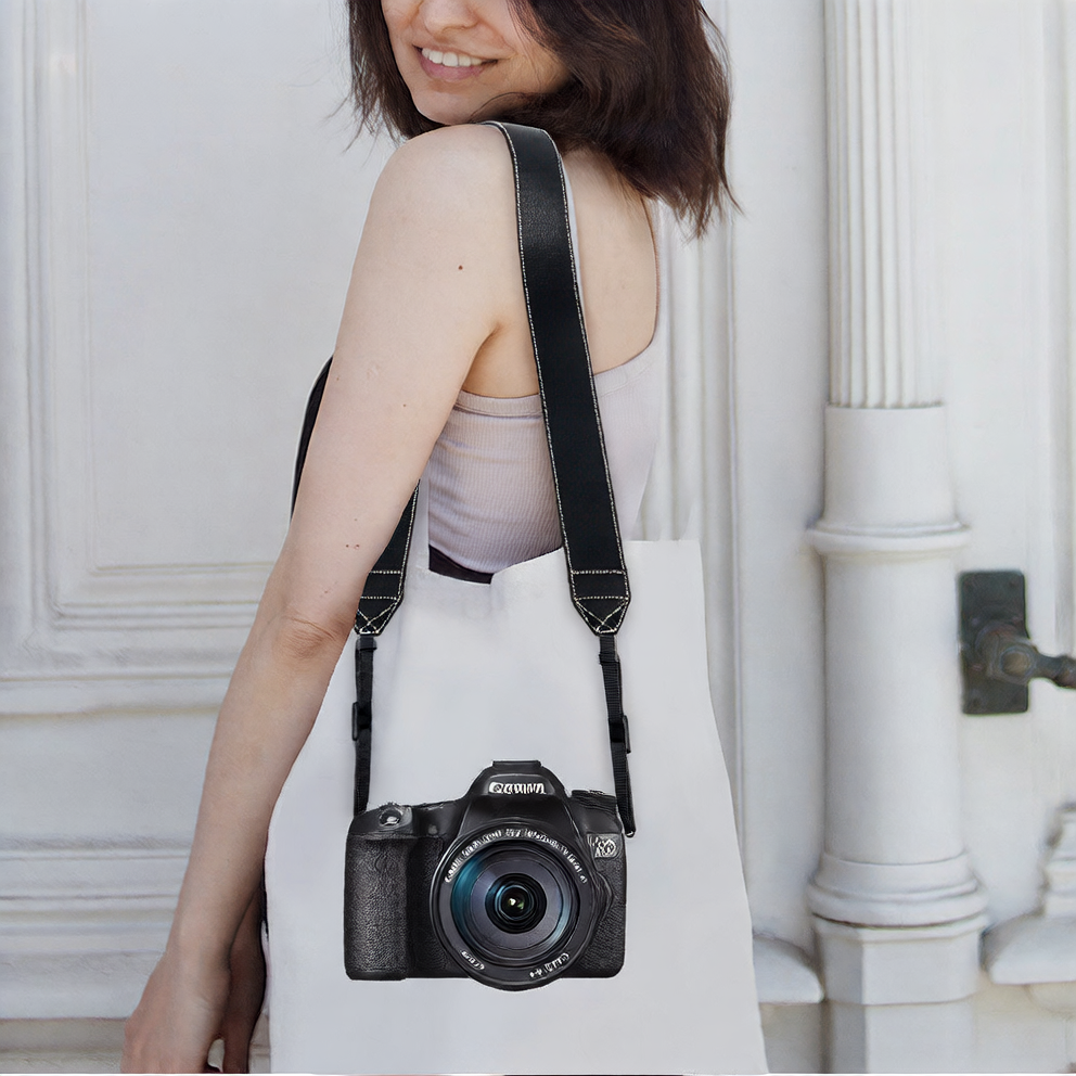 One-shoulder camera strap