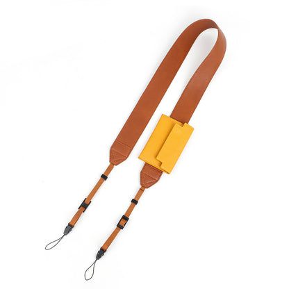 One-shoulder camera strap