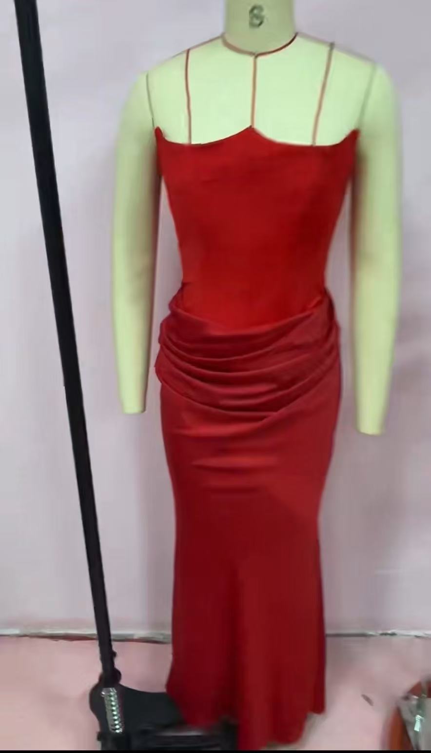 One Shoulder Pleated Bodysuit Dress