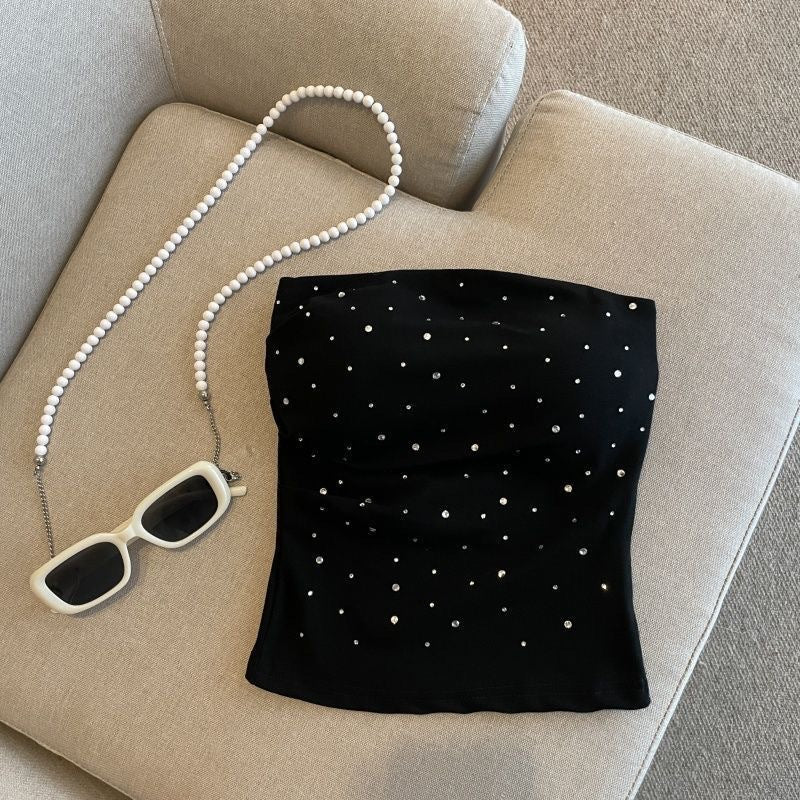 One-Shoulder Tube Top with Breast Pads