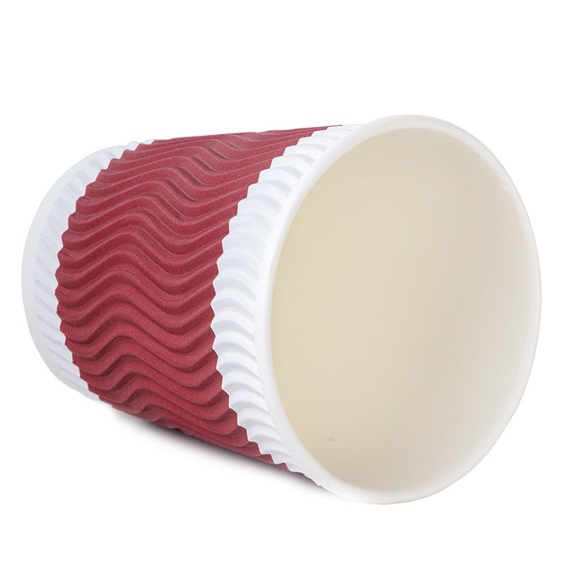 One-time use insulated thick heat-resistant double-layer coffee tea cup