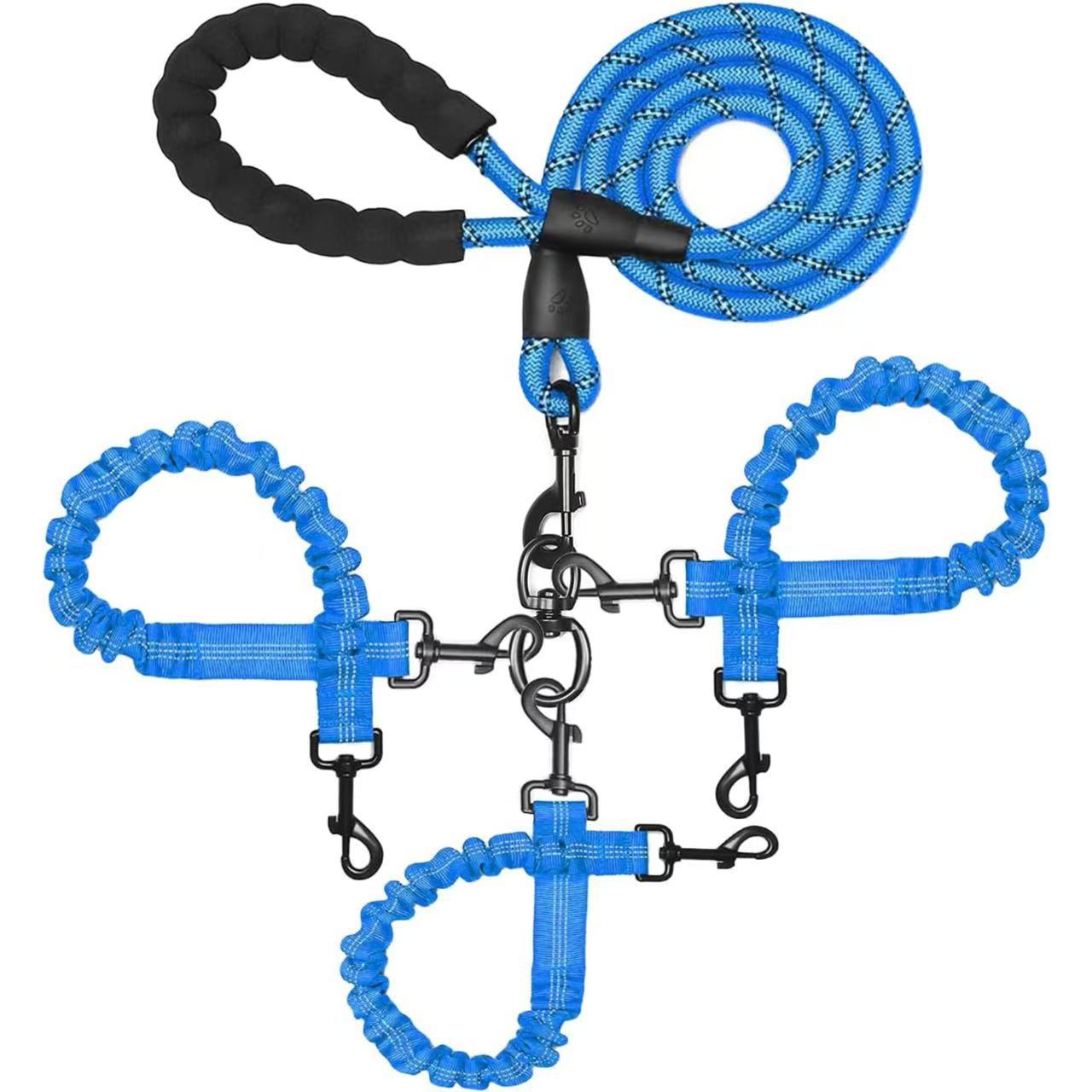 One-to-three pet leash