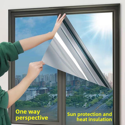 One Way Privacy Window Film Heat Insulation UV Protection