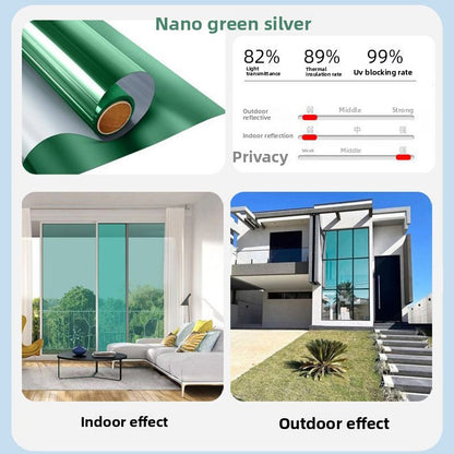 One Way Privacy Window Film Heat Insulation UV Protection