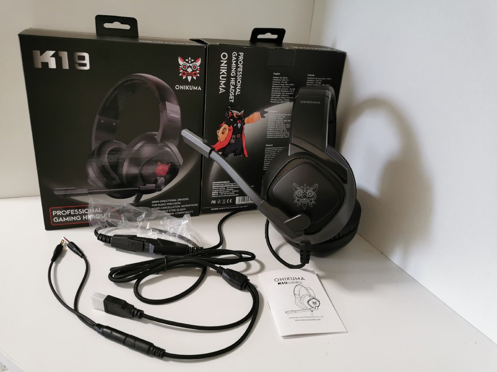 ONIKUMA K19 RGB Gaming Headset