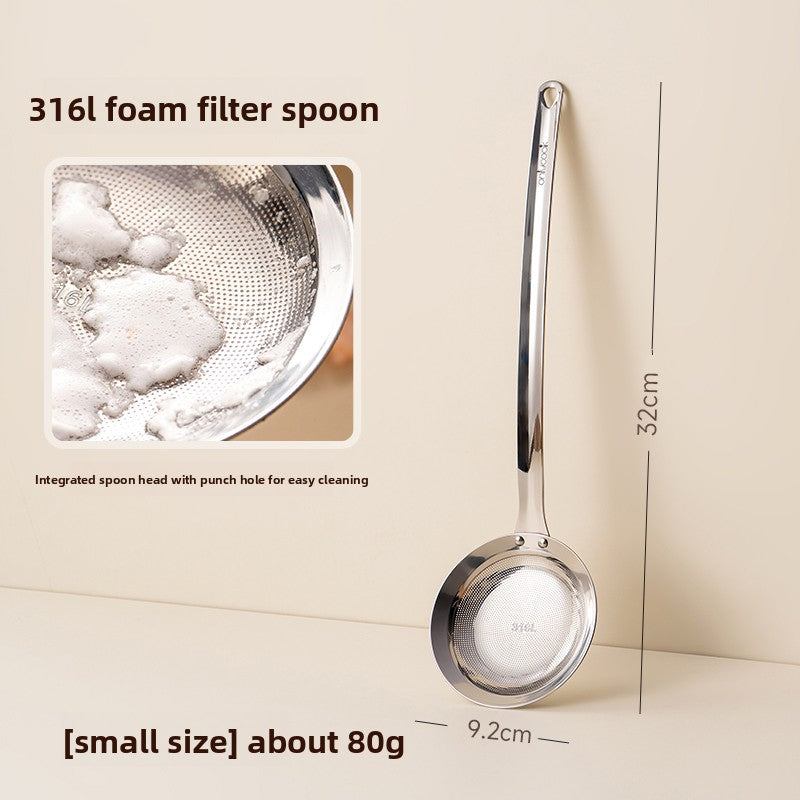 Onlycook Stainless Steel Oil Strainer Spoon