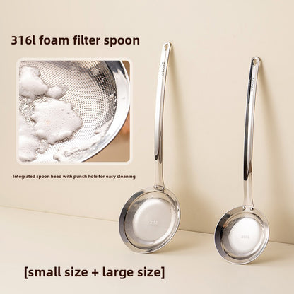 Onlycook Stainless Steel Oil Strainer Spoon