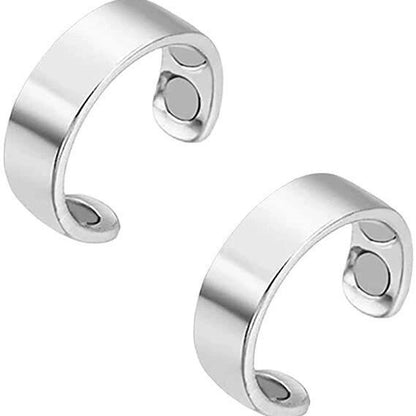 Open double magnet ring