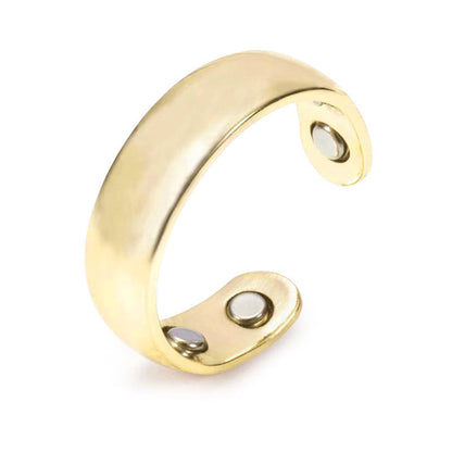 Open double magnet ring