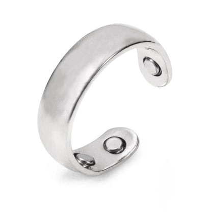 Open double magnet ring