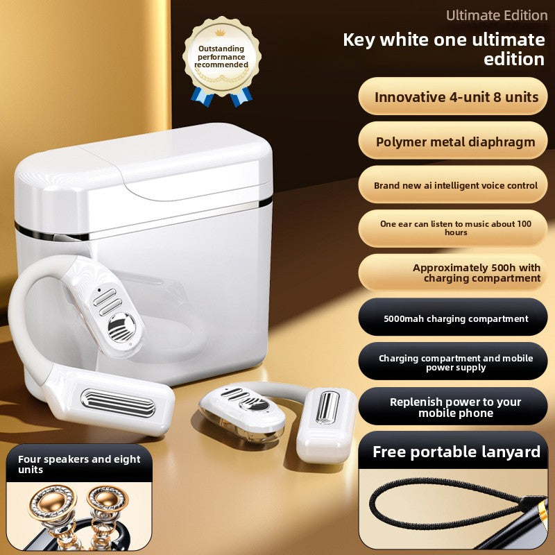 Open-Ear Bluetooth Headset with Voice Control
