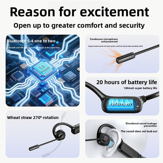 Open-Ear Wireless Bluetooth Headphones
