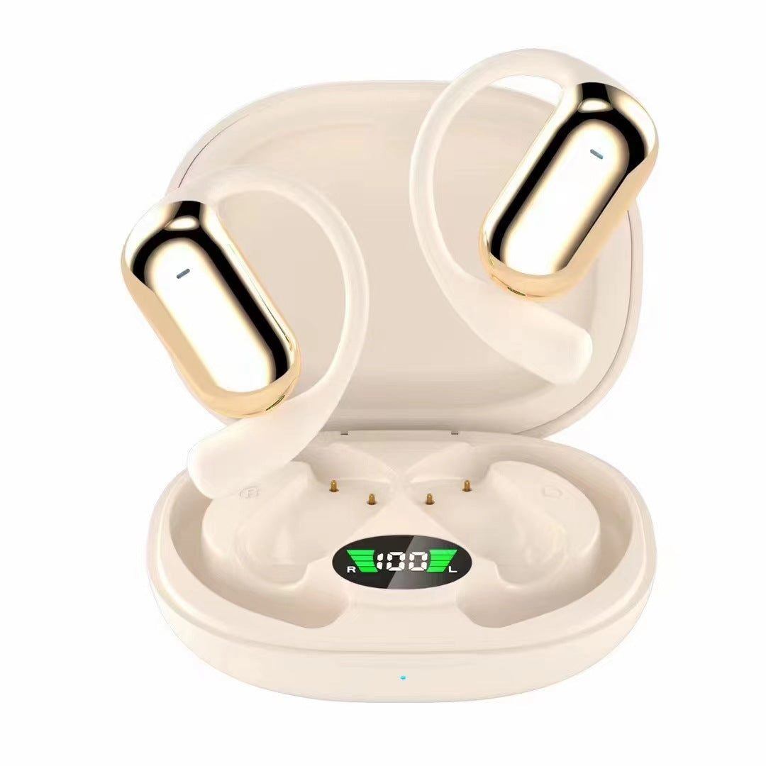 Open-Ear Wireless Bluetooth Headphones with AI Translation