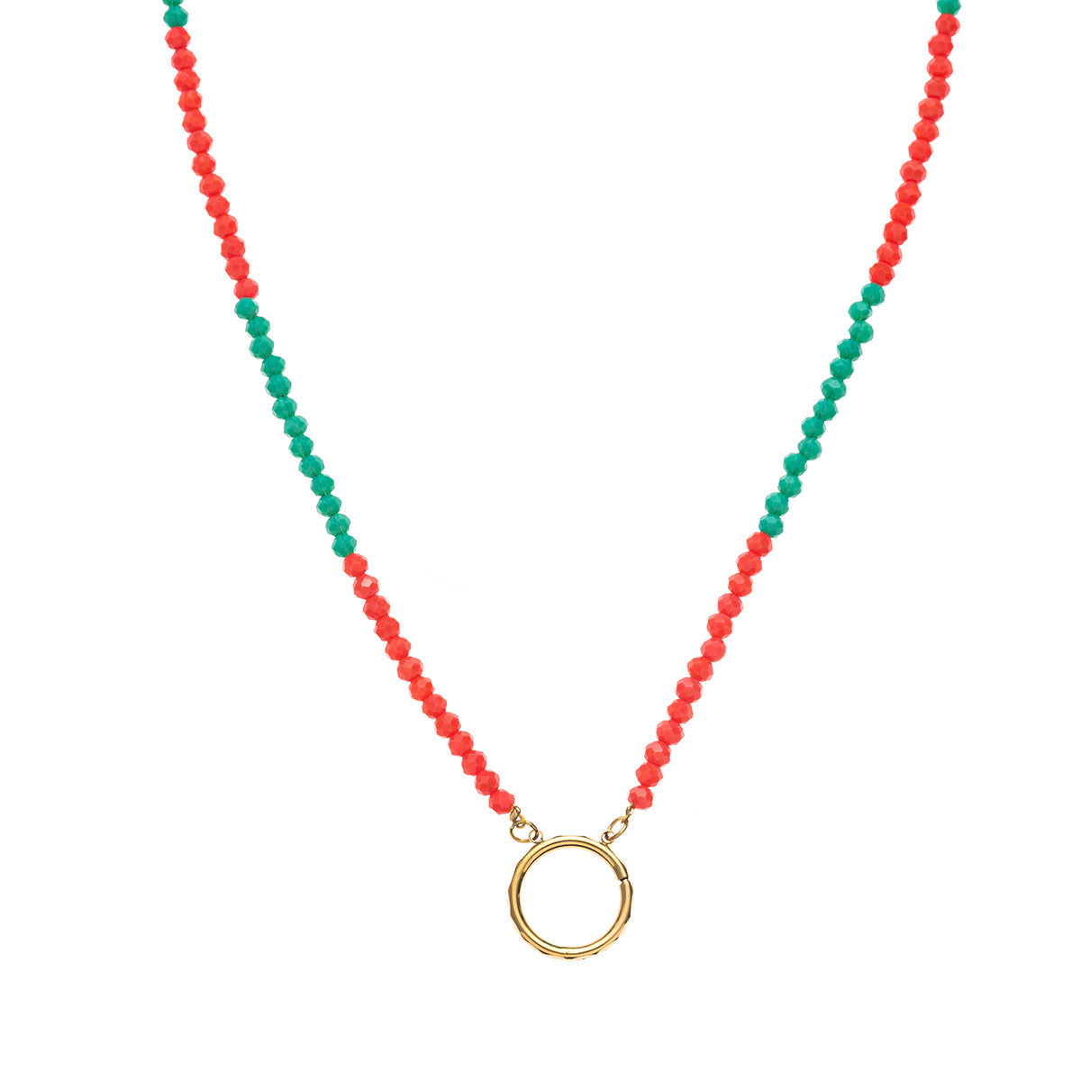 Open-ended necklace with pendant