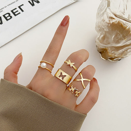 Open-ended ring set