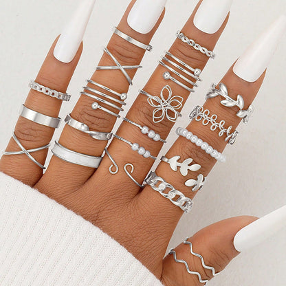 Open-ended ring set