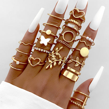 Open-ended ring set