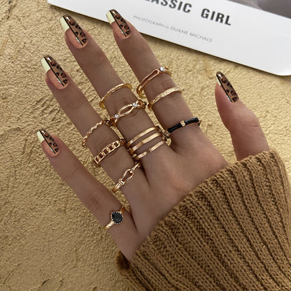 Open-ended ring set