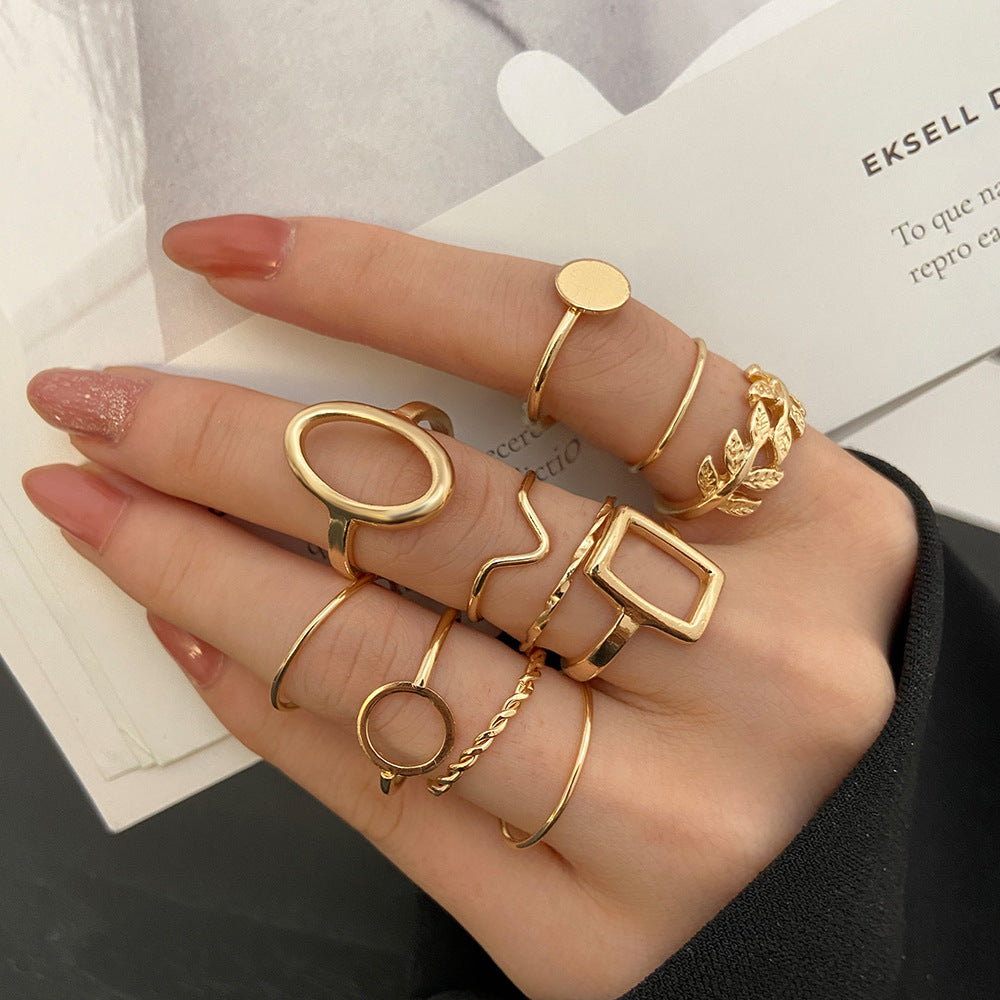 Open-ended ring set