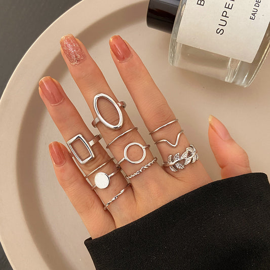 Open-ended ring set