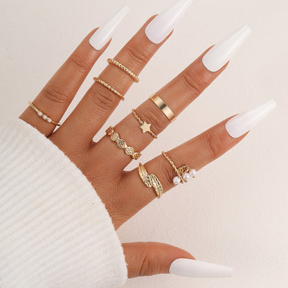 Open-ended ring set