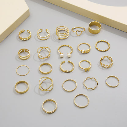 Open-ended ring set