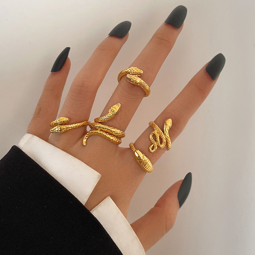Open-ended ring set