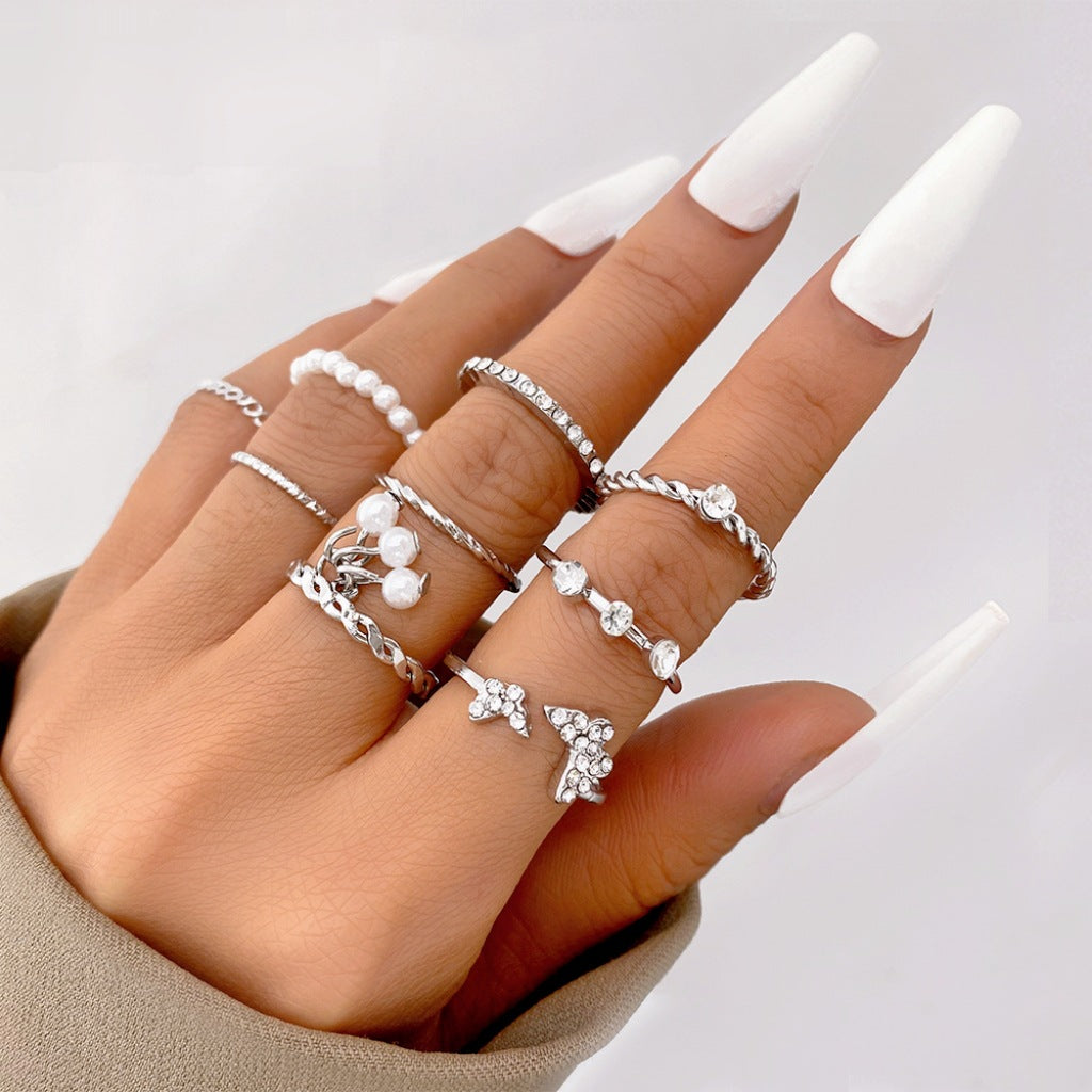 Open-ended ring set