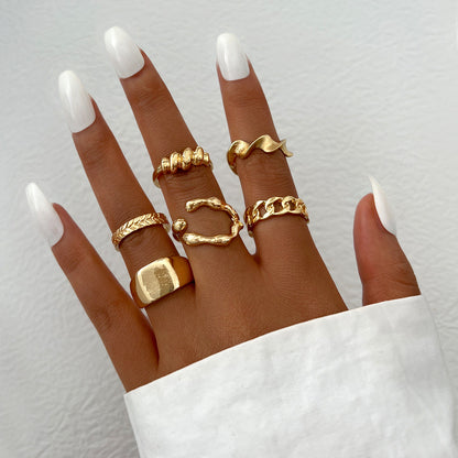 Open-ended ring set