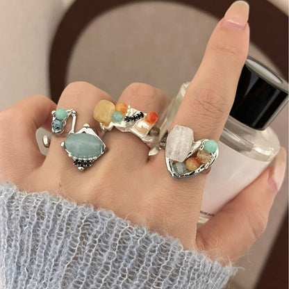 Open-ended stacked ring