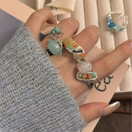 Open-ended stacked ring