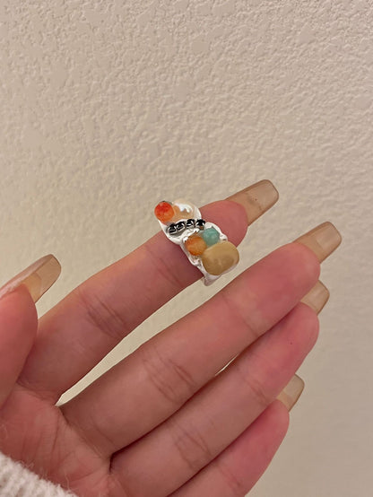 Open-ended stacked ring