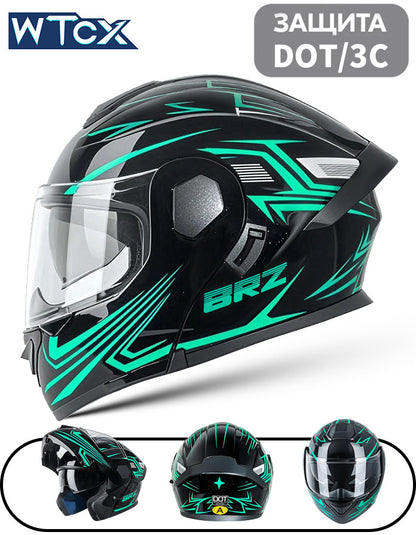 Open Face Motorcycle Helmet