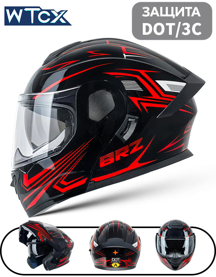 Open Face Motorcycle Helmet
