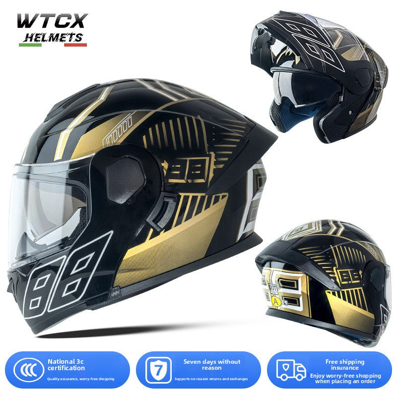 Open Face Motorcycle Helmet