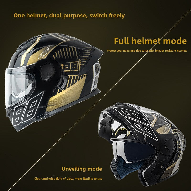 Open Face Motorcycle Helmet