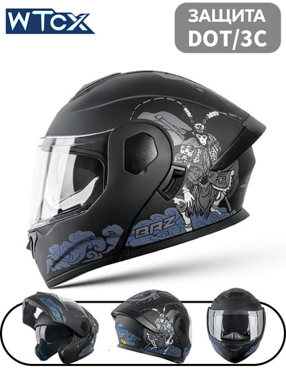 Open Face Motorcycle Helmet