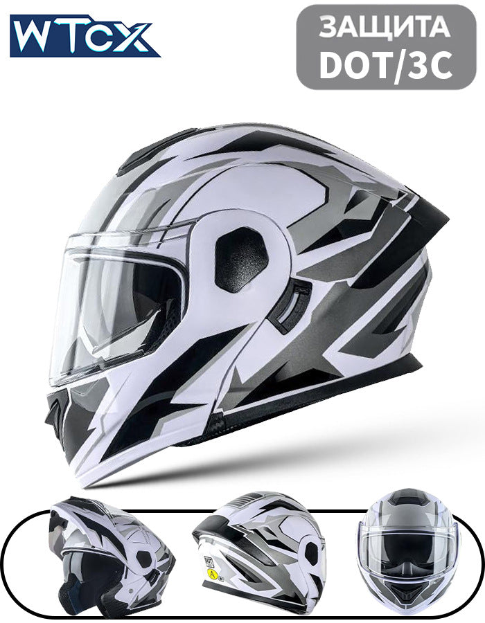 Open Face Motorcycle Helmet