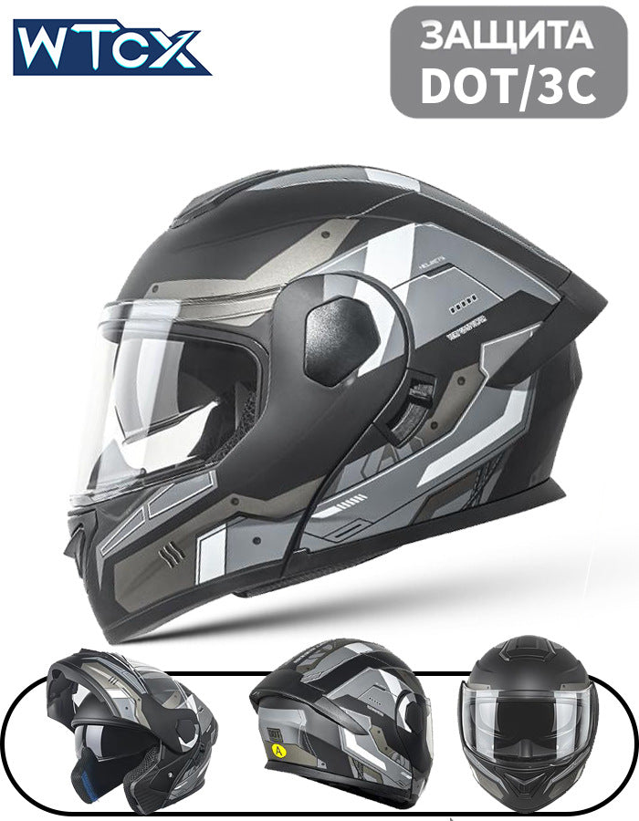 Open Face Motorcycle Helmet