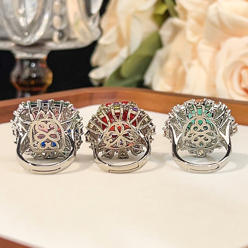 Open-style ring