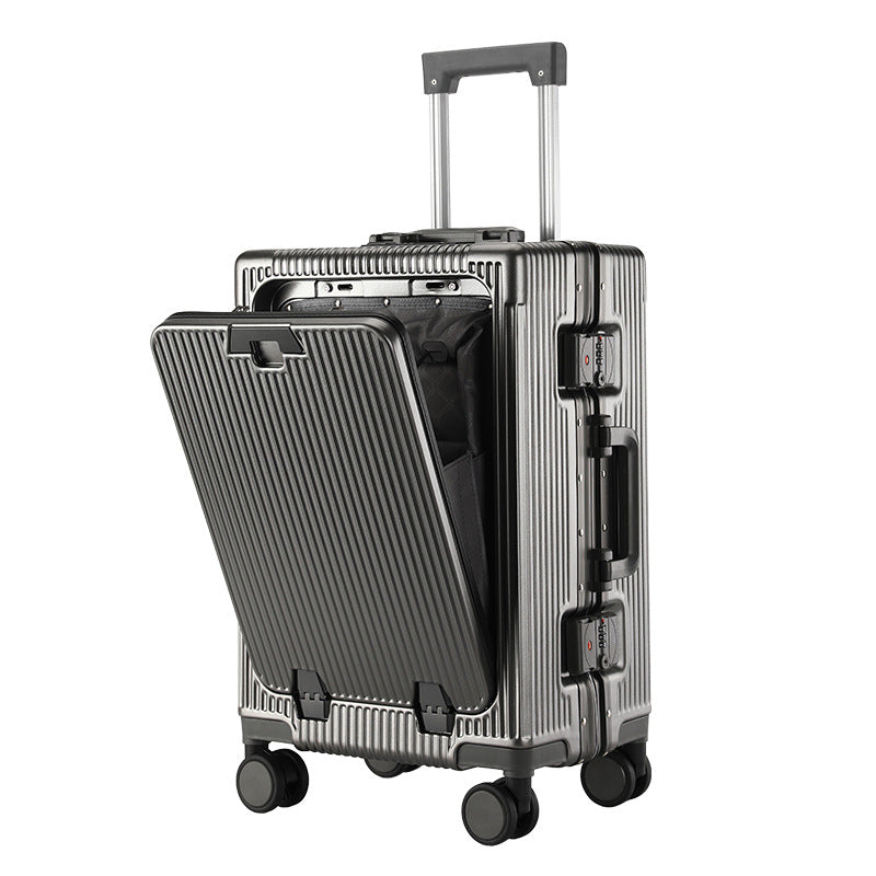 Open suitcase