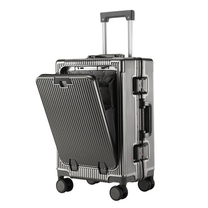 Open suitcase