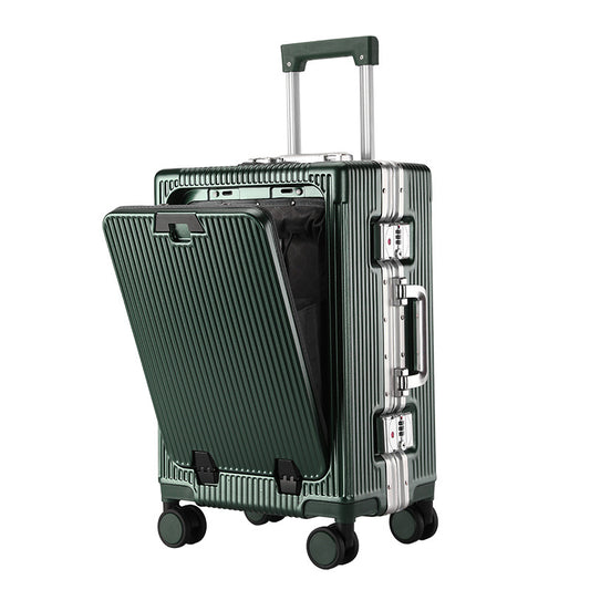 Open suitcase