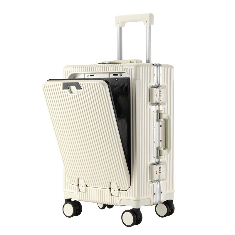 Open suitcase